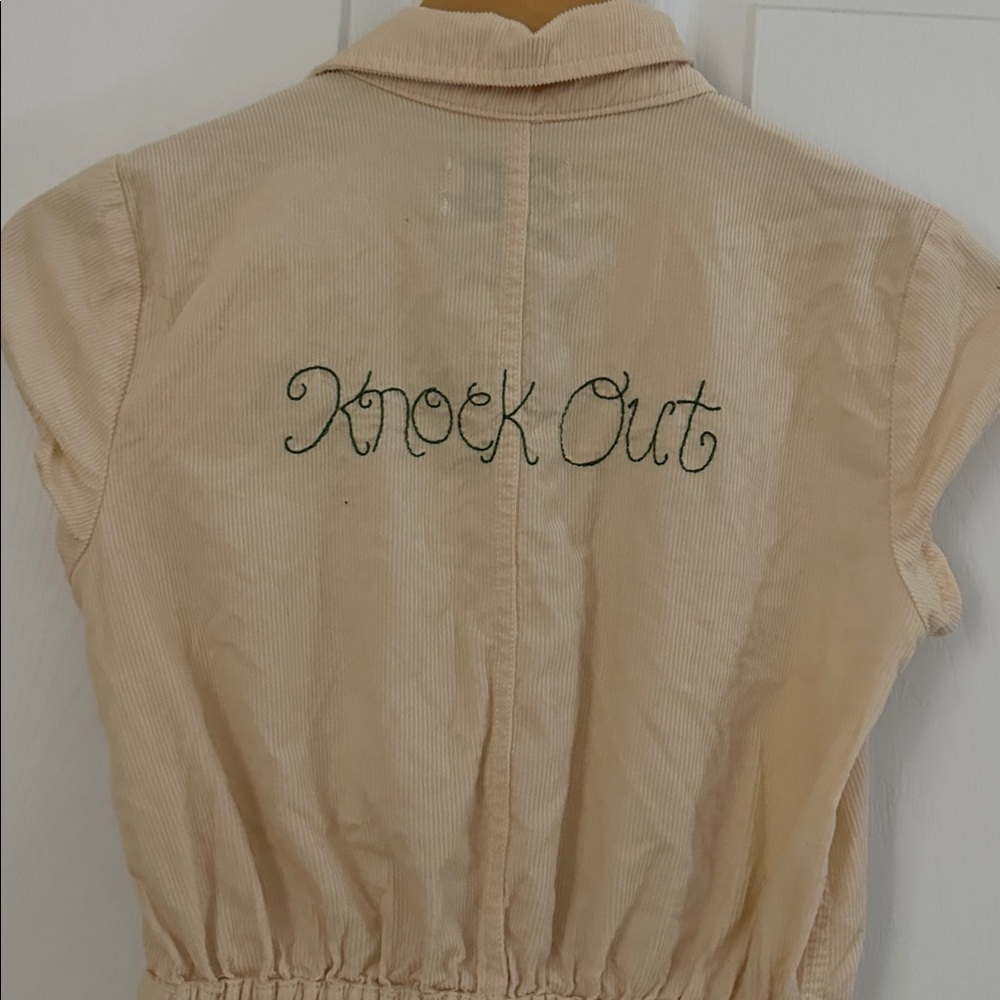 Urban Outfitters Quinn Shortie Knock Out Corduroy Romper - Picture 5 of 10